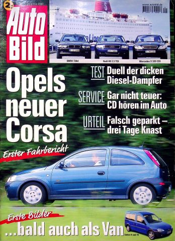 Deckblatt Auto Bild (35/2000)